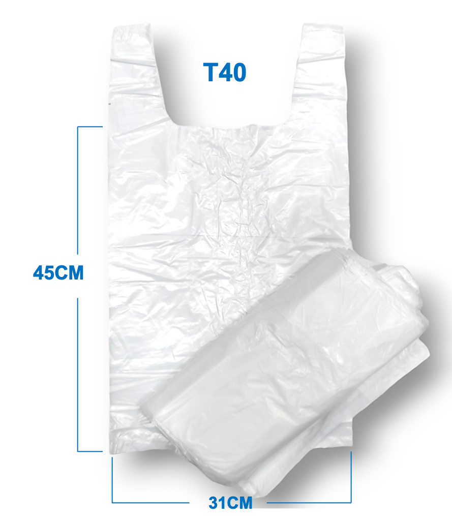 Bolsas T de Cargadera Biodegradable Blanca X 100 Unds
